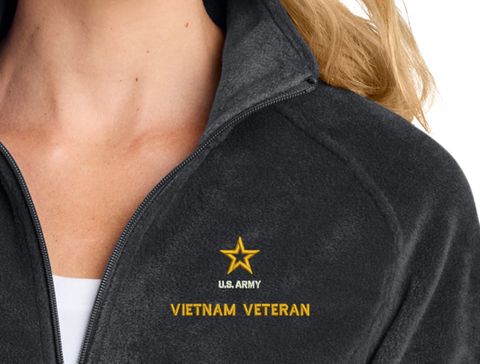 U.S. Army Vietnam Veteran Women's Fleece Jacket