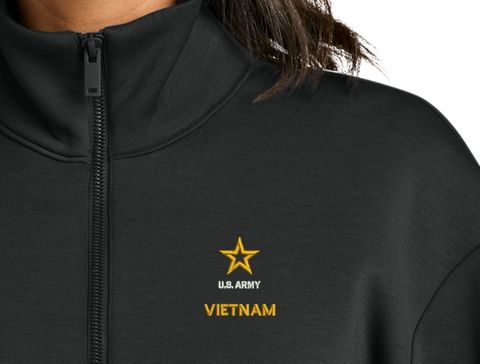 U.S. Army Vietnam Women's Soft Spacer Quarter-Zip