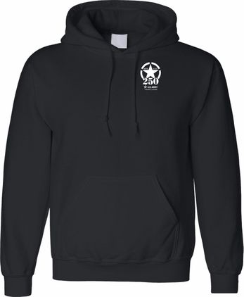 U.S. Army (White) 250th Anniversary Printed Hoodie