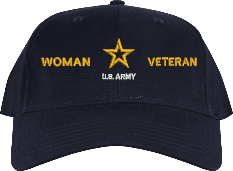 U.S. Army Woman Veteran Embroidered Cap