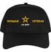 U.S. Army Woman Veteran Embroidered Cap
