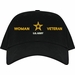 U.S. Army Woman Veteran Embroidered Cap