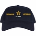 U.S. Army Woman Veteran Embroidered Cap