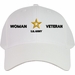 U.S. Army Woman Veteran Embroidered Cap