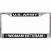 U.S. Army Woman Veteran License Plate Frame