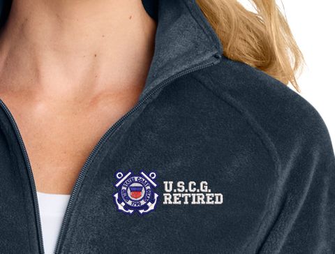 U.S.C.G. Retired Women's Fleece Jacket