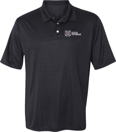 U.S.C.G. Veteran Moisture Wicking Polo