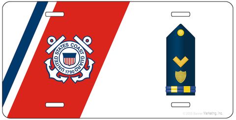 U.S. Coast Chief Warrant Officer 2 License Plate