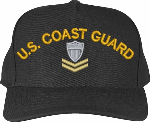 U.S. Coast Guard 2nd Class Custom Embroidered Cap