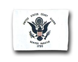 U. S. COAST GUARD 3' x 5' MILITARY FLAG
