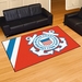 U.S. Coast Guard 5X8 Plush Rug