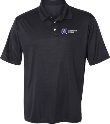 U.S. Coast Guard Afghanistan Veteran Moisture Wicking Polo