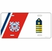 U.S. Coast Guard Captain License Plate