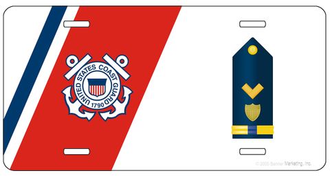 U.S. Coast Guard Chief Warrant Officer 4 License Plate