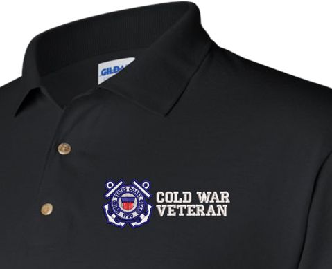 U.S. Coast Guard Cold War Veteran Polo