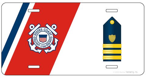 U.S. Coast Guard Commander License Plate