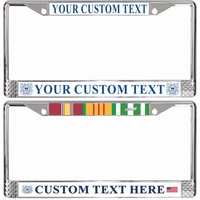 U.S. Coast Guard Custom License Plate Frames Thumbnail Illustration