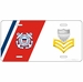 U.S. Coast Guard First Class Petty Officer License Plate