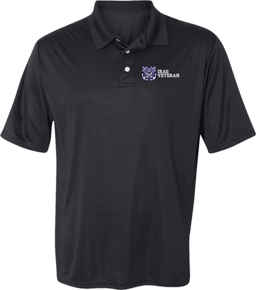 U.S. Coast Guard Iraq Veteran Moisture Wicking Polo