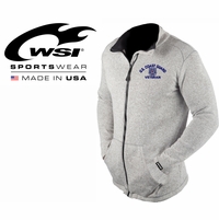 U.S. Coast Guard Knit HEATR Long Sleeve Full Zip Shirts Thumbnail Illustration