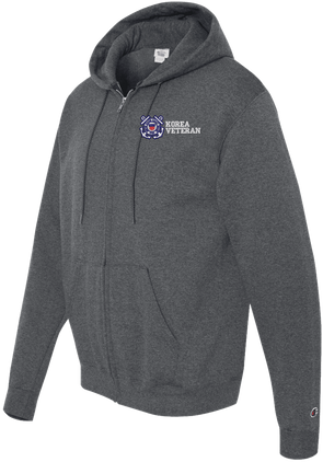 U.S. Coast Guard Korea Veteran Full Zip Hoodie