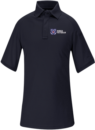 U.S. Coast Guard Korea Veteran Propper Snag Free Polo