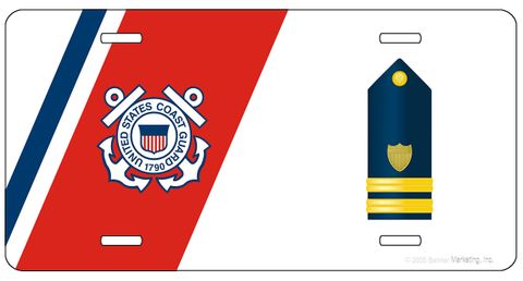 U.S. Coast Guard Lieutenant License Plate