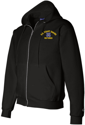 U.S. Coast Guard Retired Zippered Hoodie