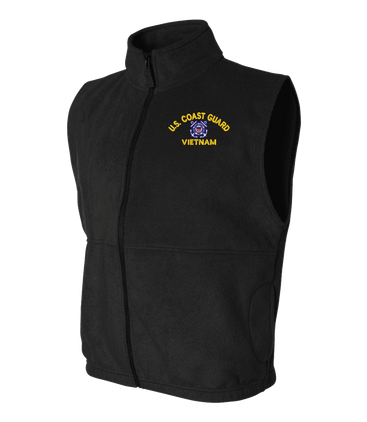 U.S. Coast Guard Vietnam Full-Zip Fleece Vest