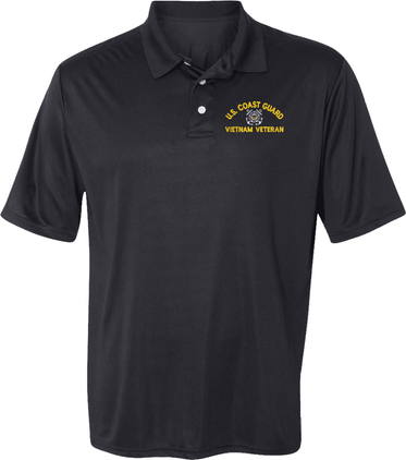 U.S. Coast Guard Vietnam Veteran Moisture Wicking Polo