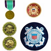 U.S. Coast Guard Pins, Patches, Coins and Medals Thumbnail Illustration