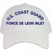 U.S. Coast Guard Ponce De Leon Inlet Embroidered Cap