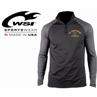 U.S. Coast Guard ProWikMax&#174 2-Tone 1/4 Zip Long Sleeve Shirts Thumbnail Illustration