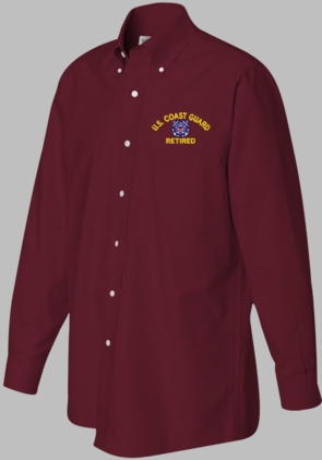 U.S. Coast Guard Retired Oxford Shirt