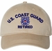 U.S. Coast Guard Retired Unstructured Dad Cap