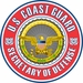 U.S. Coast Guard Secretary of Defense Badge Decal