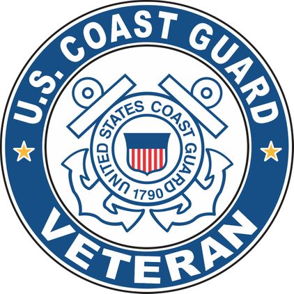 U.S. Coast Guard Veteran Decal