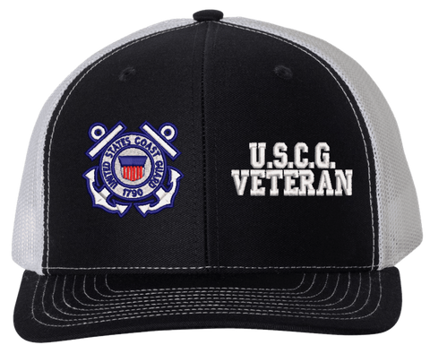 U.S.C.G. Veteran Mesh Back Cap