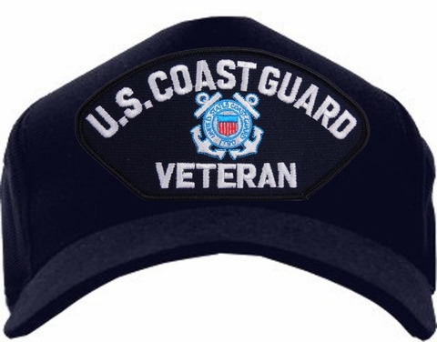 U.S. Coast Guard Veteran with Seal Ball Cap