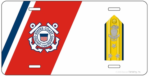 U.S. Coast Guard Vice Admiral License Plate