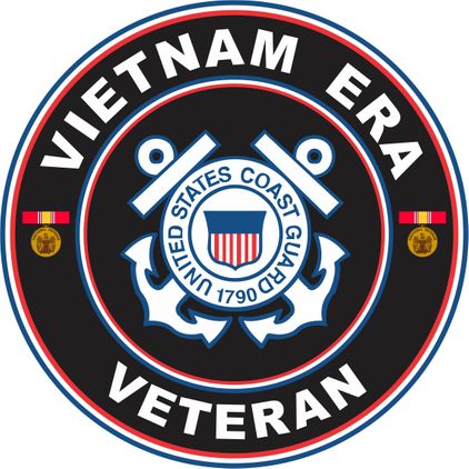 U.S. Coast Guard Vietnam Era Veteran Decal