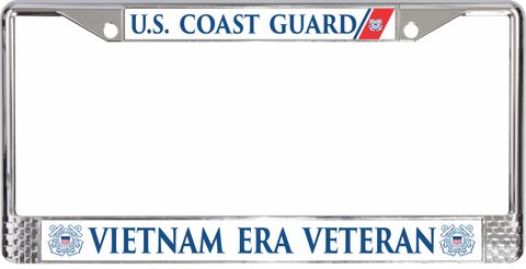 U.S. Coast Guard Vietnam Era Veteran License Plate Frame