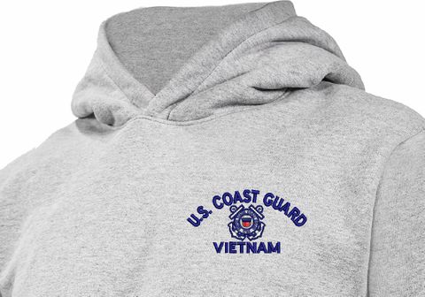 U.S. Coast Guard Vietnam Heavy Weight Fleece Hoodie