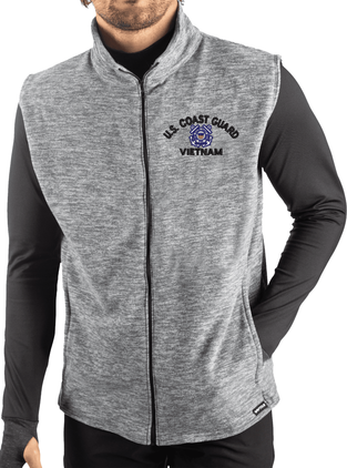 U.S. Coast Guard Vietnam Polar Fleece Full Zip Vest
