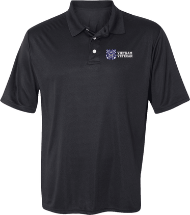 U.S. Coast Guard Vietnam Veteran Moisture Wicking Polo
