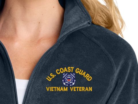 U.S. Coast Guard Vietnam Veteran Women's Fleece Jacket