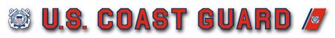 U.S. COAST GUARD WINDOW VINYL TRANSFER WINDOW STRIP
