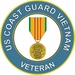 U.S. Coast Guard with Medal Vietnam Decal Sticker