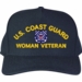 U.S. Coast Guard Woman Veteran Embroidered Cap