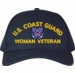U.S. Coast Guard Woman Veteran Embroidered Cap